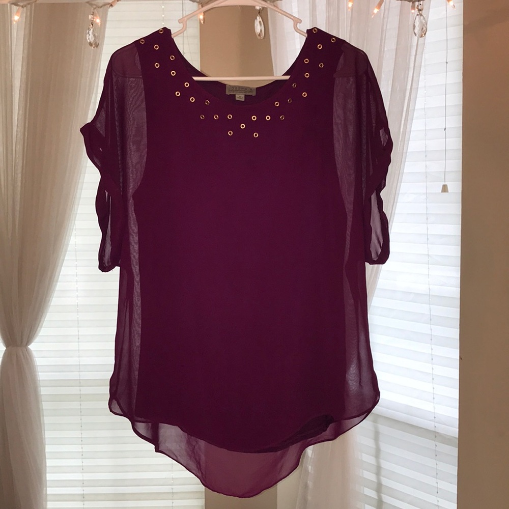 Purple Jospeh A blouse